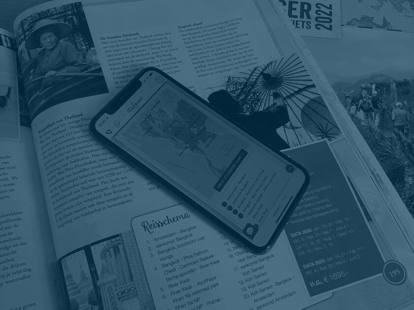 Djoser mobile-first op reis Djoser mobile-first op reis