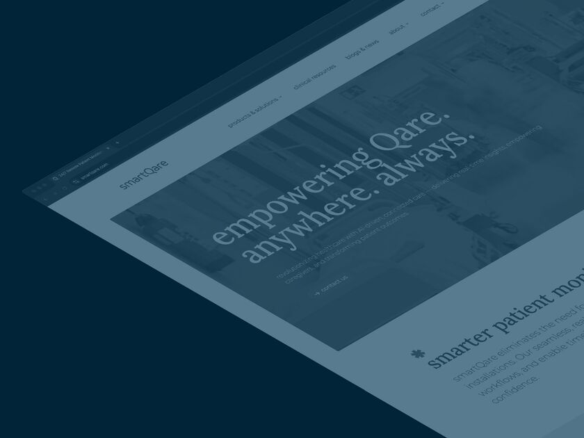 Herontwikkeling website voor patiënt monitoring platform smartQare.com Herontwikkeling website voor patiënt monitoring platform smartQare.com