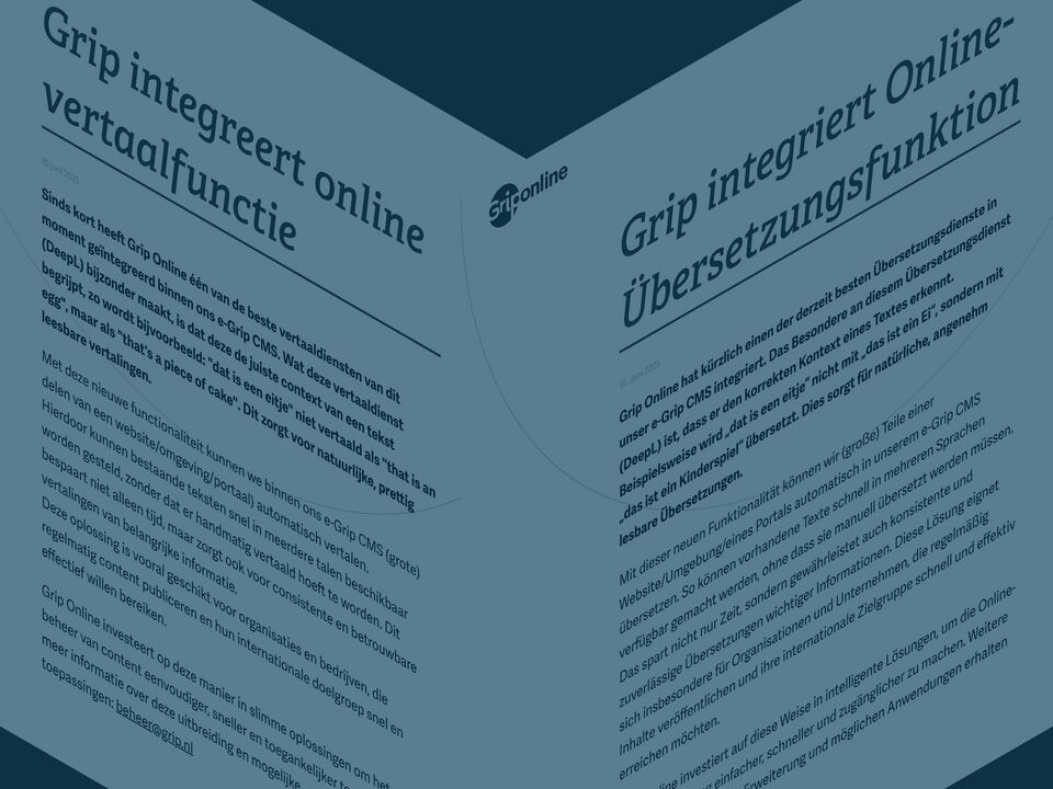 Grip integreert online vertaalfunctie
